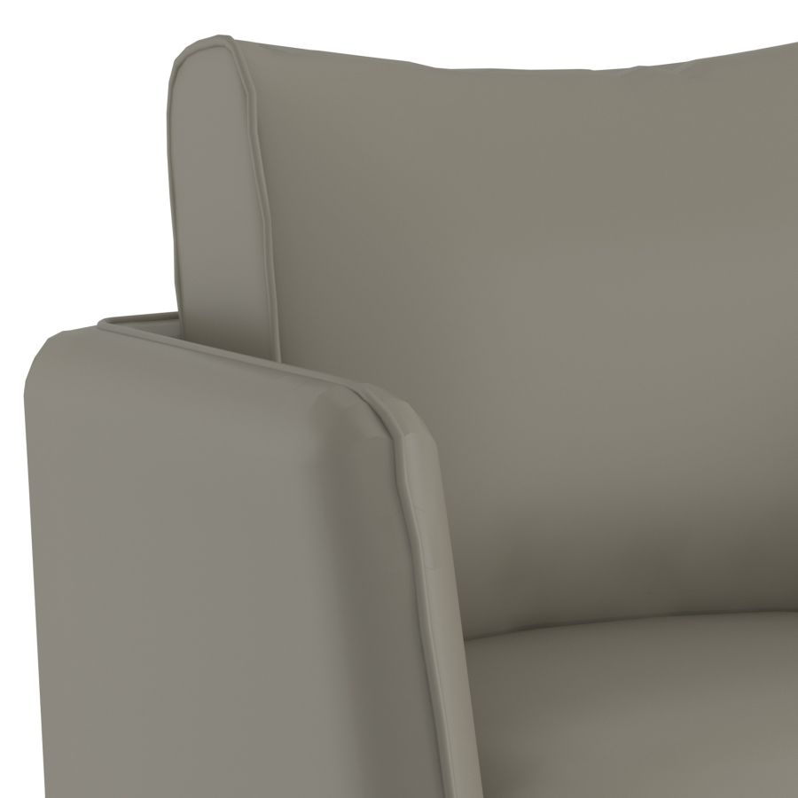Ryker Accent Chair in Grey-Beige and Black - Image 3