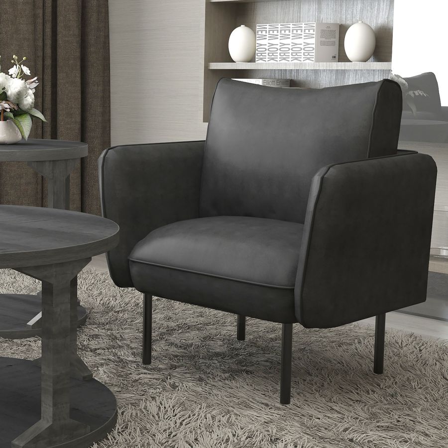 Ryker Accent Chair in Grey and Black - Image 2