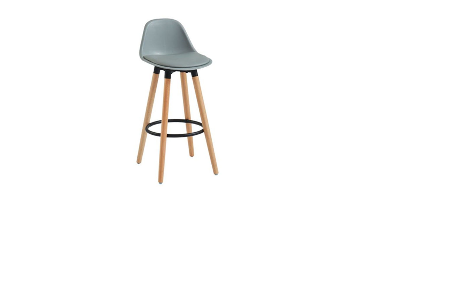 Diablo 26" Counter Stool, Set of 2 in Grey and Natural