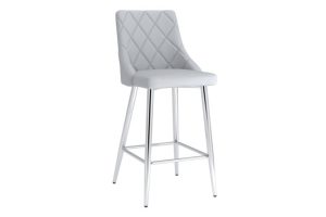 Devo 26" Counter Stool, Set of 2, in Light Grey