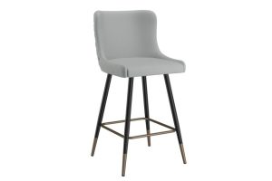 Xander 26" Counter Stool, Set of 2, in Light Grey