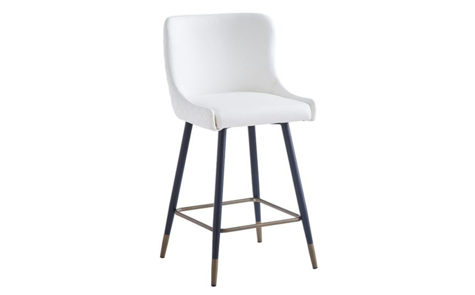 Xander 26" Counter Stool, Set of 2, in White