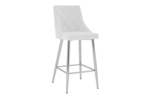 Devo 26" Counter Stool, Set of 2, in White