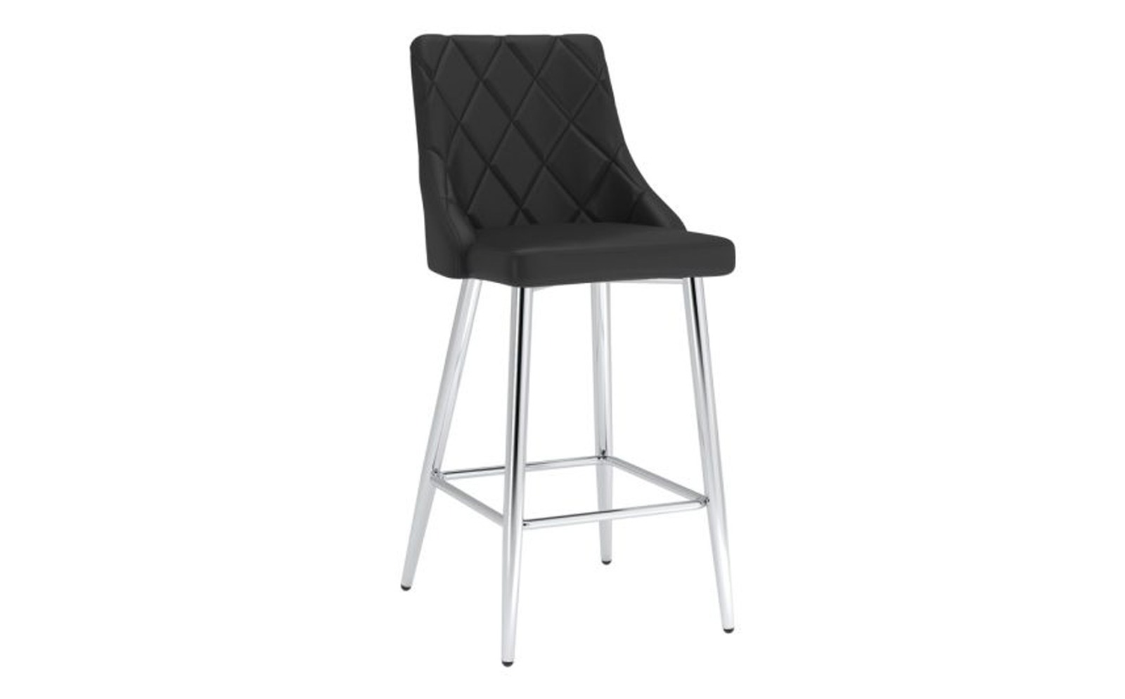 Devo 26" Counter Stool, Set of 2, in Black