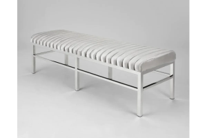 CHANNEL Bench GY-BC-7936 E.Grey Velvet