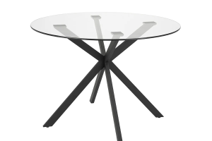 Frances Dining Table Black Frame