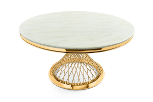 Alternative view of BAILEY GOLD Dining Table GY-DT-8432G