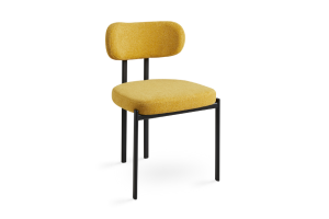 Otis Dining Chair: Mustard Fabric