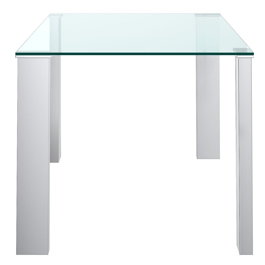 Frankfurt Rectangular Dining Table In Stainless Steel - Image 7