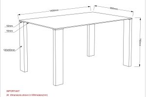 Alternative view of Frankfurt Rectangular Dining Table In Stainless Steel