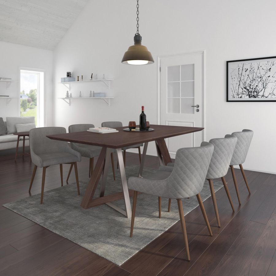 Drake Rectangular Dining Table in Walnut - Image 4