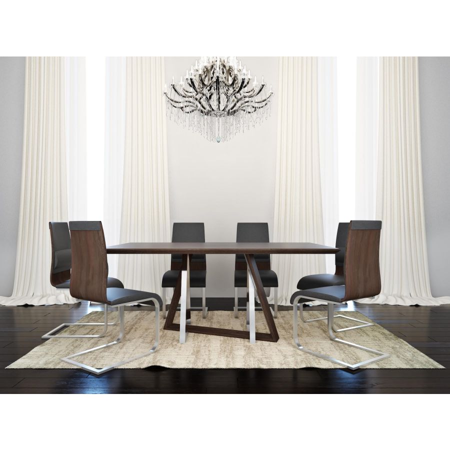 Drake Rectangular Dining Table in Walnut - Image 5