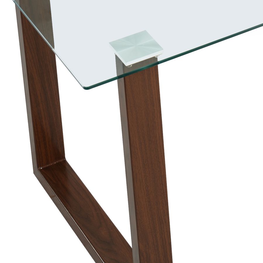 Franco Rectangular Dining Table in Walnut - Image 3