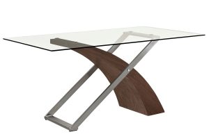 Veneta Rectangular Dining Table in Walnut