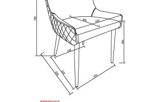 Alternative view of Bianca Side Chair, Set Of 2 In Grey And Black Leg