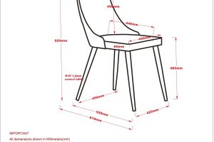 Alternative view of Cora Fabric Side Chair, Set Of 2 In Beige And Walnut