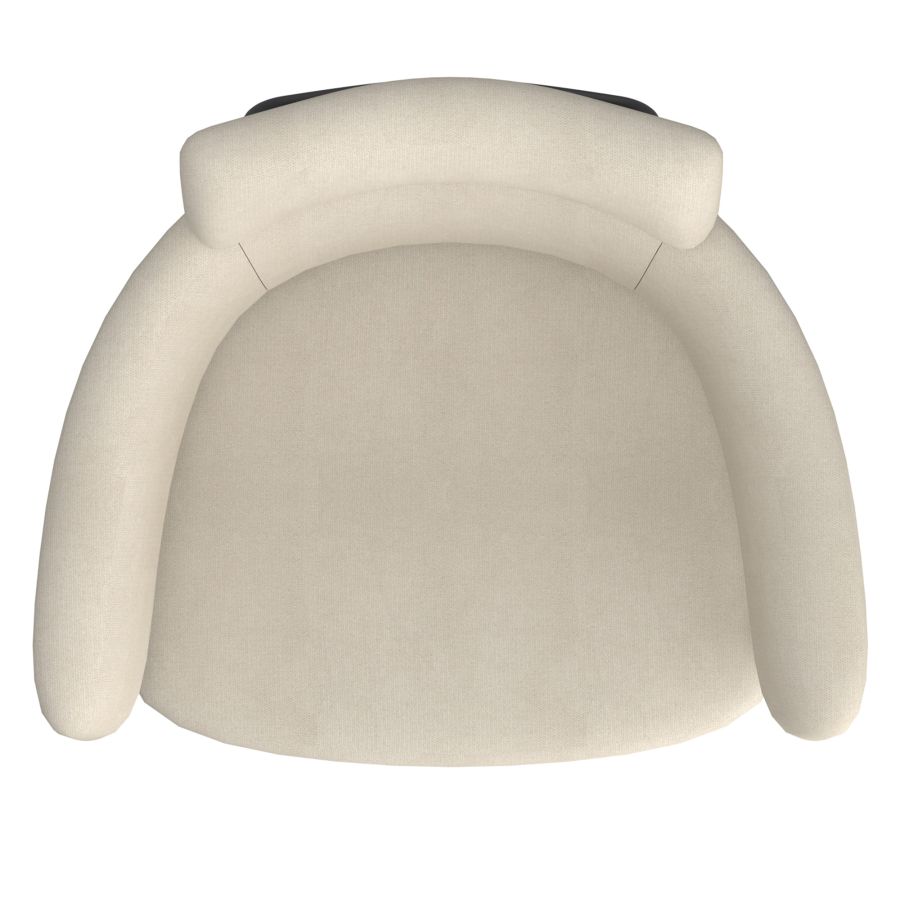 Axel Side Chair, Set Of 2 In Beige And Black - Image 4