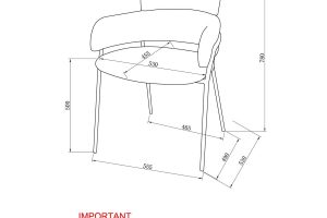 Alternative view of Axel Side Chair, Set Of 2 In Beige And Black