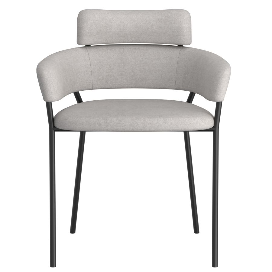 Axel Side Chair, Set Of 2 In Grey And Black - Image 6