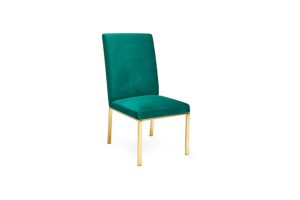 RILEY CHAIR GY-DC-8576G Emerald Green Gold Steel Frame