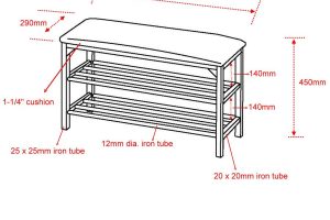 Alternative view of Foster 2-Tier Bench In Black And Chrome