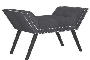 Lana Bench In Grey And Black