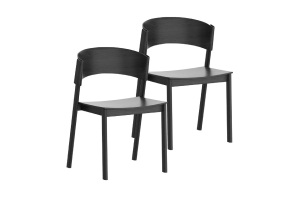 Elias-Contract Black Grade Chair, Set of 2