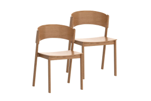 Elias-Contract Grade Chair, Set of 2 in Natural