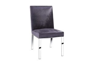 Wellington Dining Chair Gy-Dc-7982 Charcoal Velvet