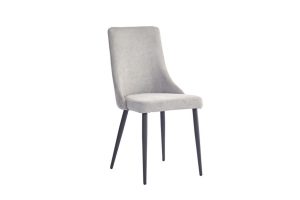 Venice Side Chair, Set Of 2 In Grey And Black