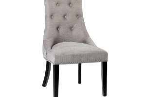 Alternative view of Rimzy Dining Chair Tufted Elizabeth Platinum W/ Silver Hobnail