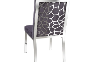 Alternative view of Wellington Dining Chair Gy-Dc-7982 Charcoal Velvet