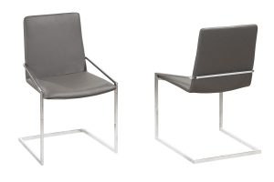 Dining Chair, Set Of 2 - Grey