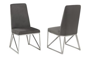 Dining Chair, Set Of 2 - Grey