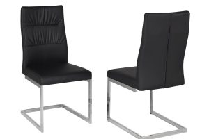 Dining Chair, Set Of 2 - Black