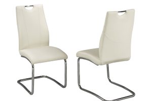 Dining Chair, Set Of 2 - White