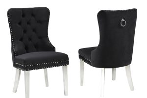 Emily Dining Chair, Set Of 2 - Black