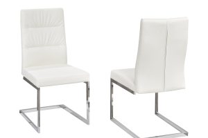 Dining Chair, Set Of 2 - White
