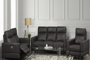 Reese Brown Recliner Sofa