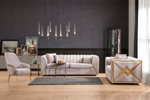 Velar Silver Sofa