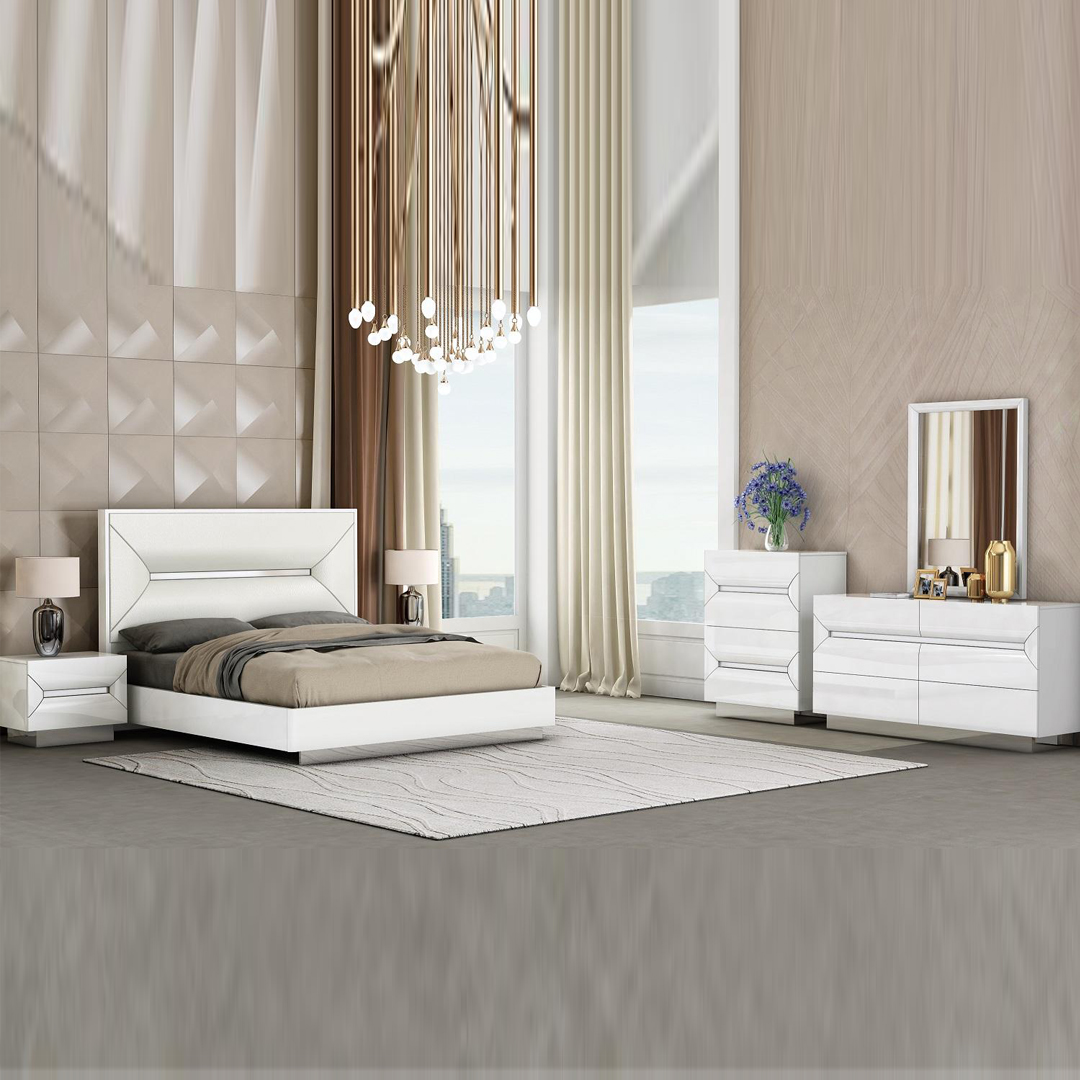 Cypress White Bedroom Set