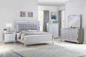 Sterling Silver Bedroom Set