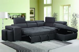 Positanio Pull Out Bed With Storage Ottoman