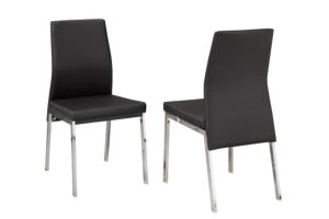 Dining Chair, Set Of 2 - Black