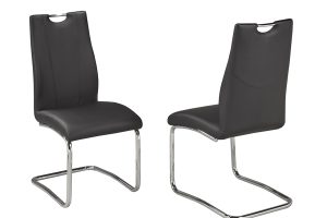 Dining Chair, Set Of 2 - Black