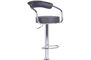 Alternative view of Bar Stool (Grey PU)ST-7500-G Set of 2