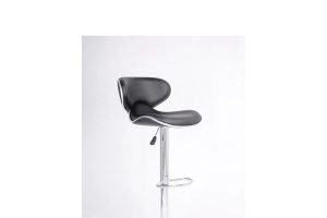 Alternative view of Bar Stool (Black PU) ST-7700 Set of 2