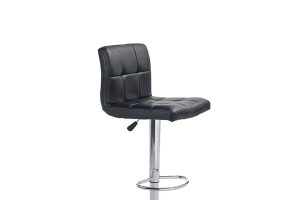 Alternative view of Bar Stool (Black PU)  ST-139-B Set of 2