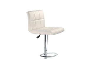 Alternative view of Bar Stool (White PU)ST-139-W Set of 2