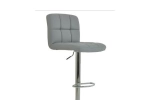 Alternative view of Bar Stool (Grey PU)  ST-139-G Set of 2